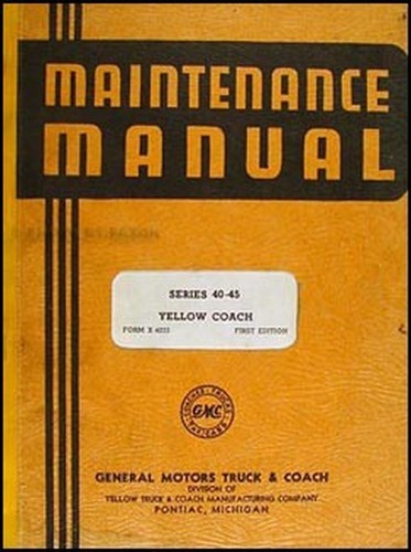 1940 gmc bus yellow - bus, coach